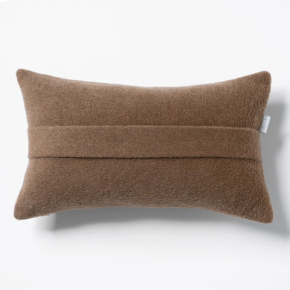 Dekokissen 30×50 cm aus 100% Alpaka in caramel, braun, Marke CEI'CIS 