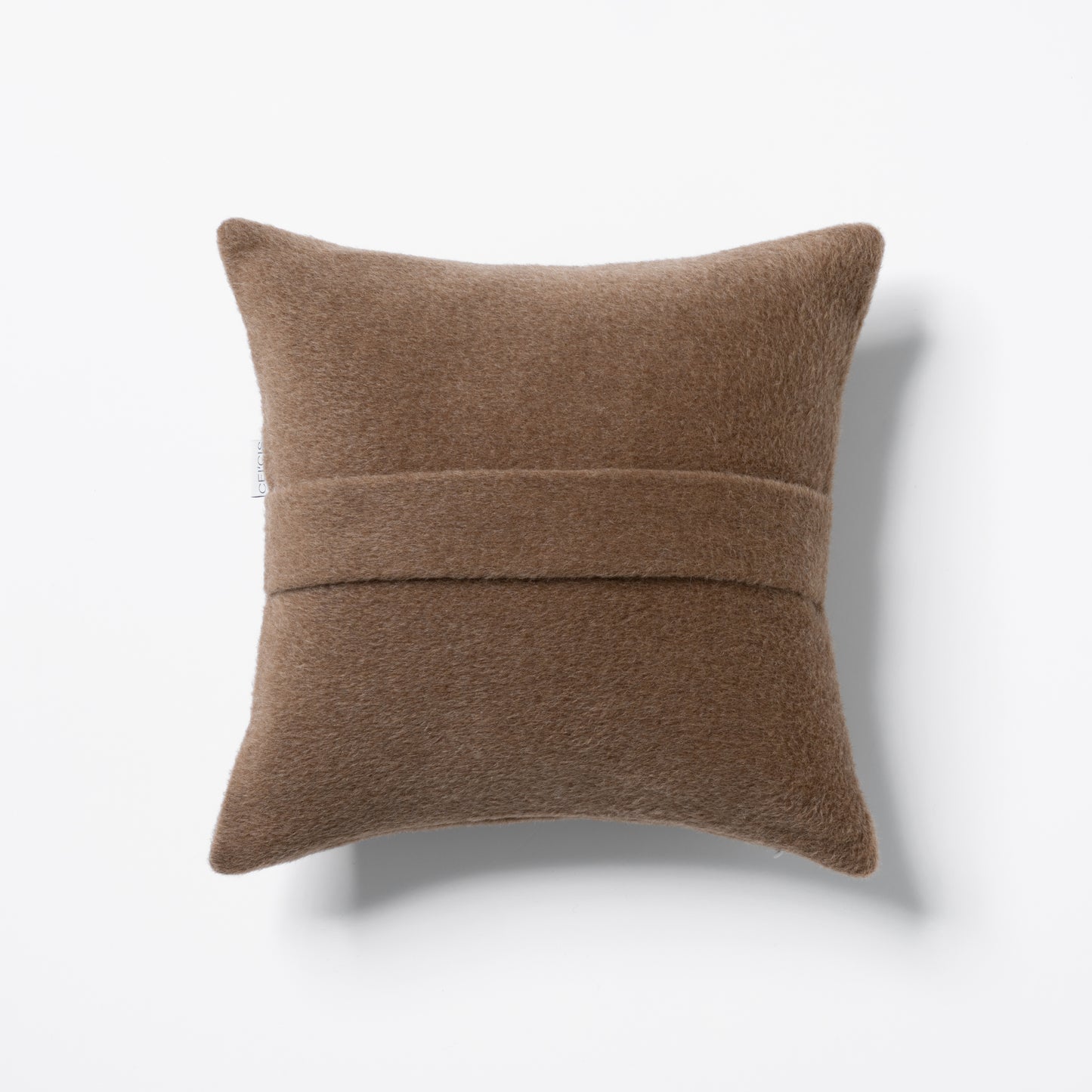 Dekokissen 40×40 cm aus 100% Alpaka in caramel, braun, Marke CEI'CIS 