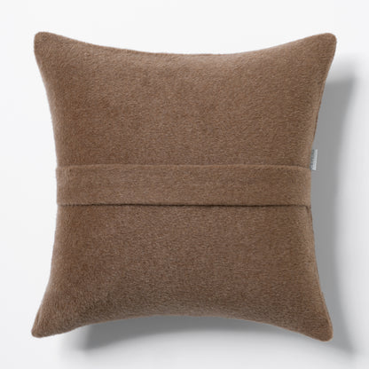 Dekokissen 50×50 cm aus 100% Alpaka in caramel, braun, Marke CEI'CIS 