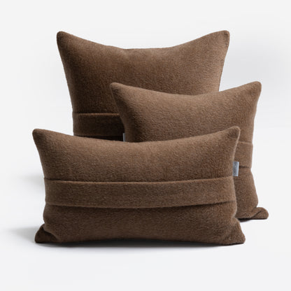 Dekokissen aus 100% Alpaka in braun, Marke CEI'CIS 