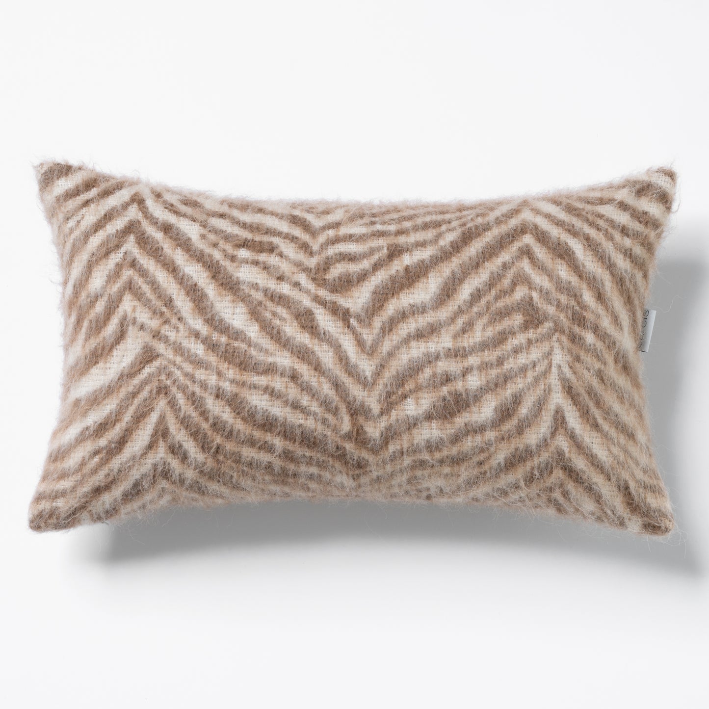 Dekokissen 30x50 cm, Zebra-Muster in beige, hochwertiger Oberstoff, Marke CEI'CIS