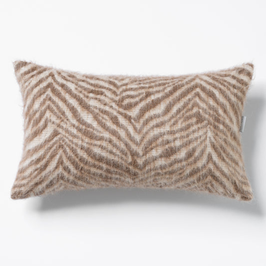 Dekokissen 30x50 cm, Zebra-Muster in beige, hochwertiger Oberstoff, Marke CEI'CIS