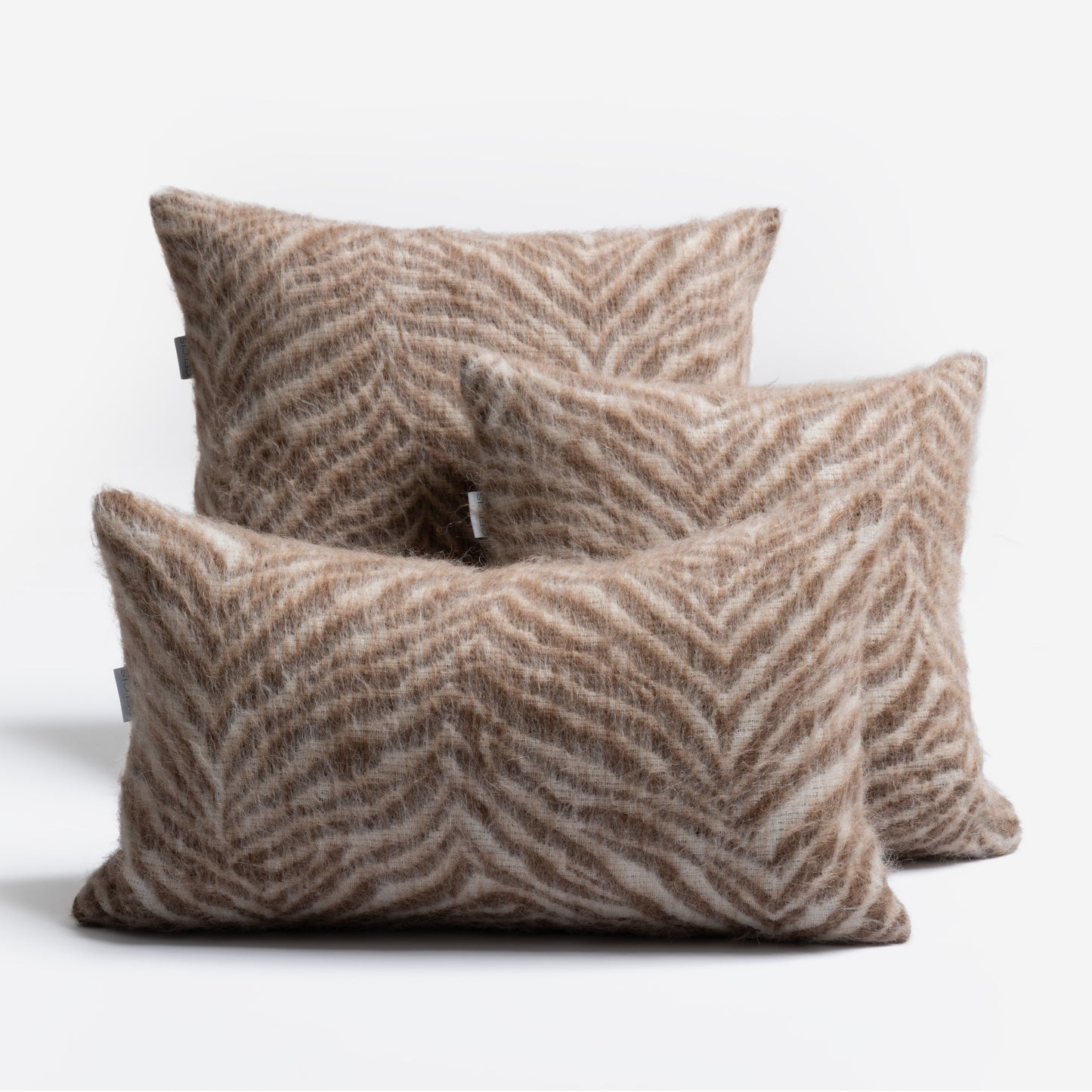 Dekokissen Zebra-Muster in beige, hochwertige Oberstoff, Marke CEI'CIS